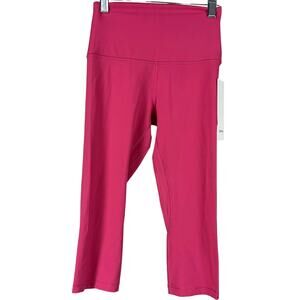 Lululemon Align High-Rise Crop 17" Raspberry Coulis Women's Size 4 New With Tags